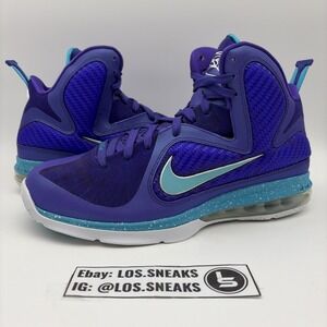 Size 10 - Nike LeBron 9 Summit Lake Hornets (469764-500)